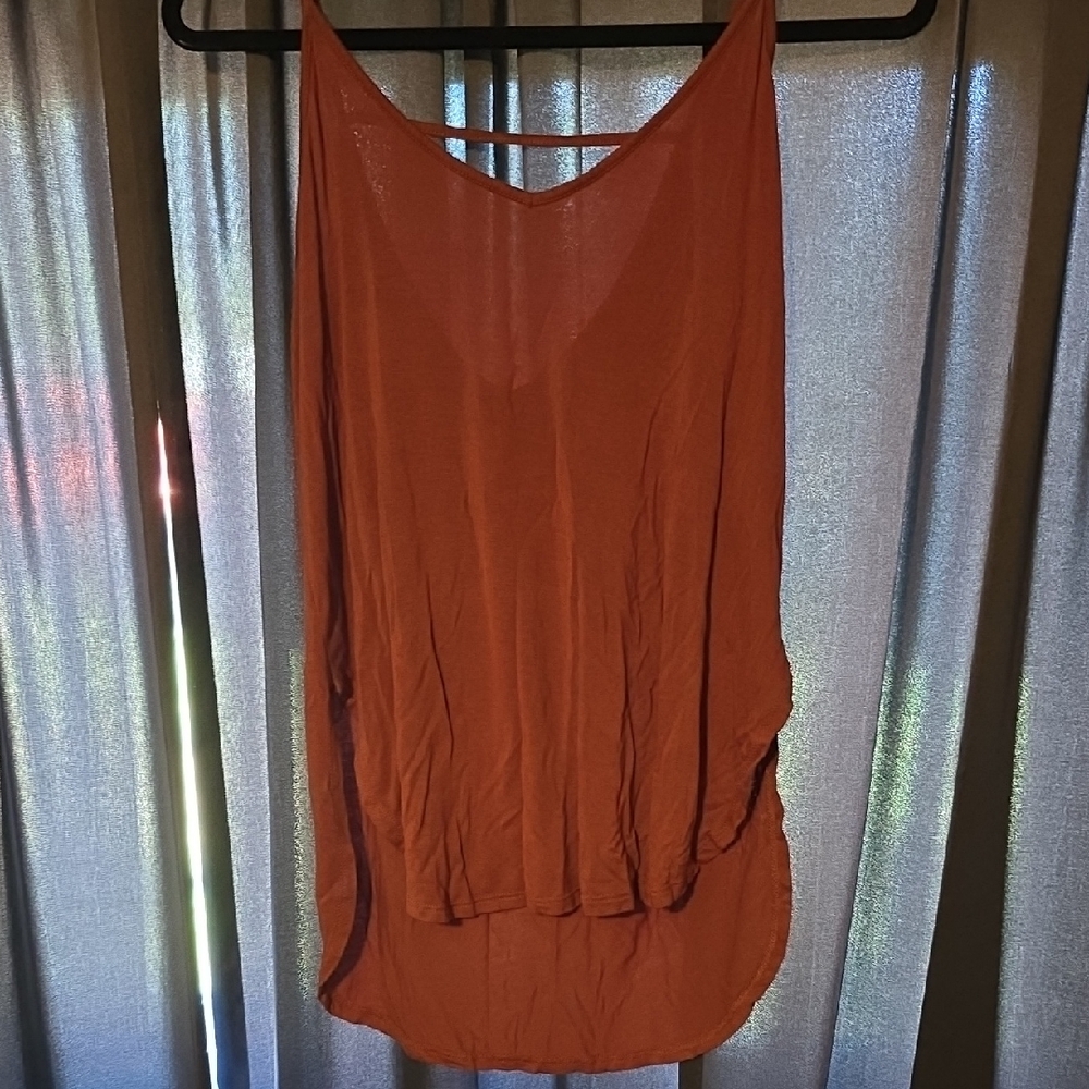 Z Supply Vibrant Orange Tank Top